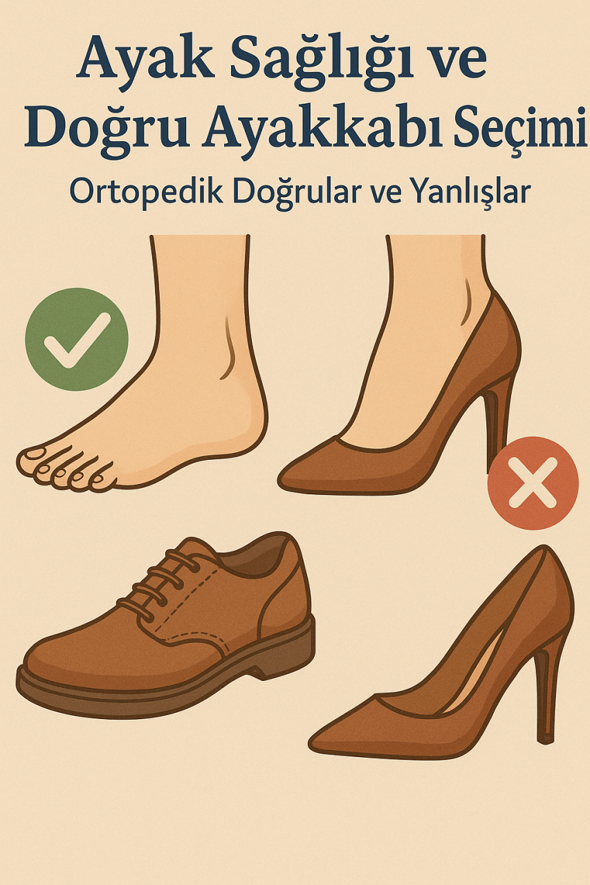 Ayak Sağlığı ve Doğru Ayakkabı Seçimi: Ortopedik Doğrular ve Yanlışlar