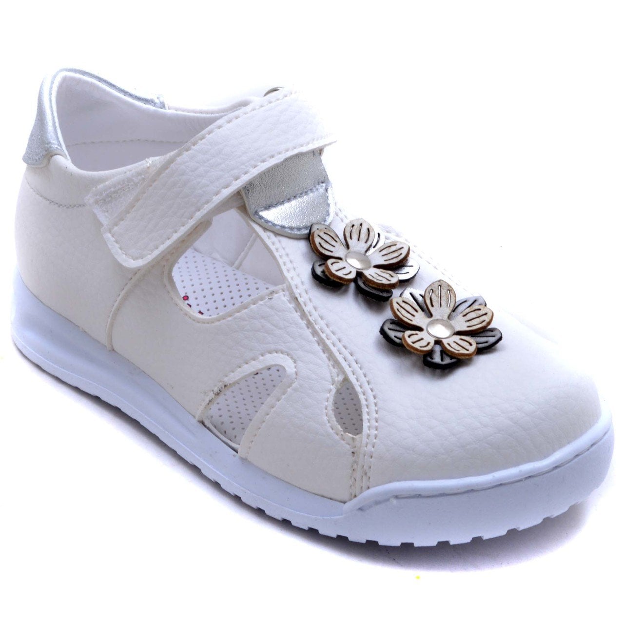 SG-2378 Patik Kız Çocuk Sandalet - Beyaz