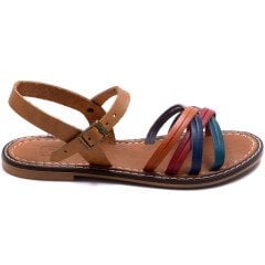 3-33 LG Yazlık Kadın Sandalet - Renkli