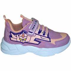 049 - NewciX Filet Spor Ayakkabı - Açık Mor/Bej