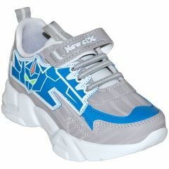 049 - NewciX Filet Spor Ayakkabı - Gri/Açık Mavi