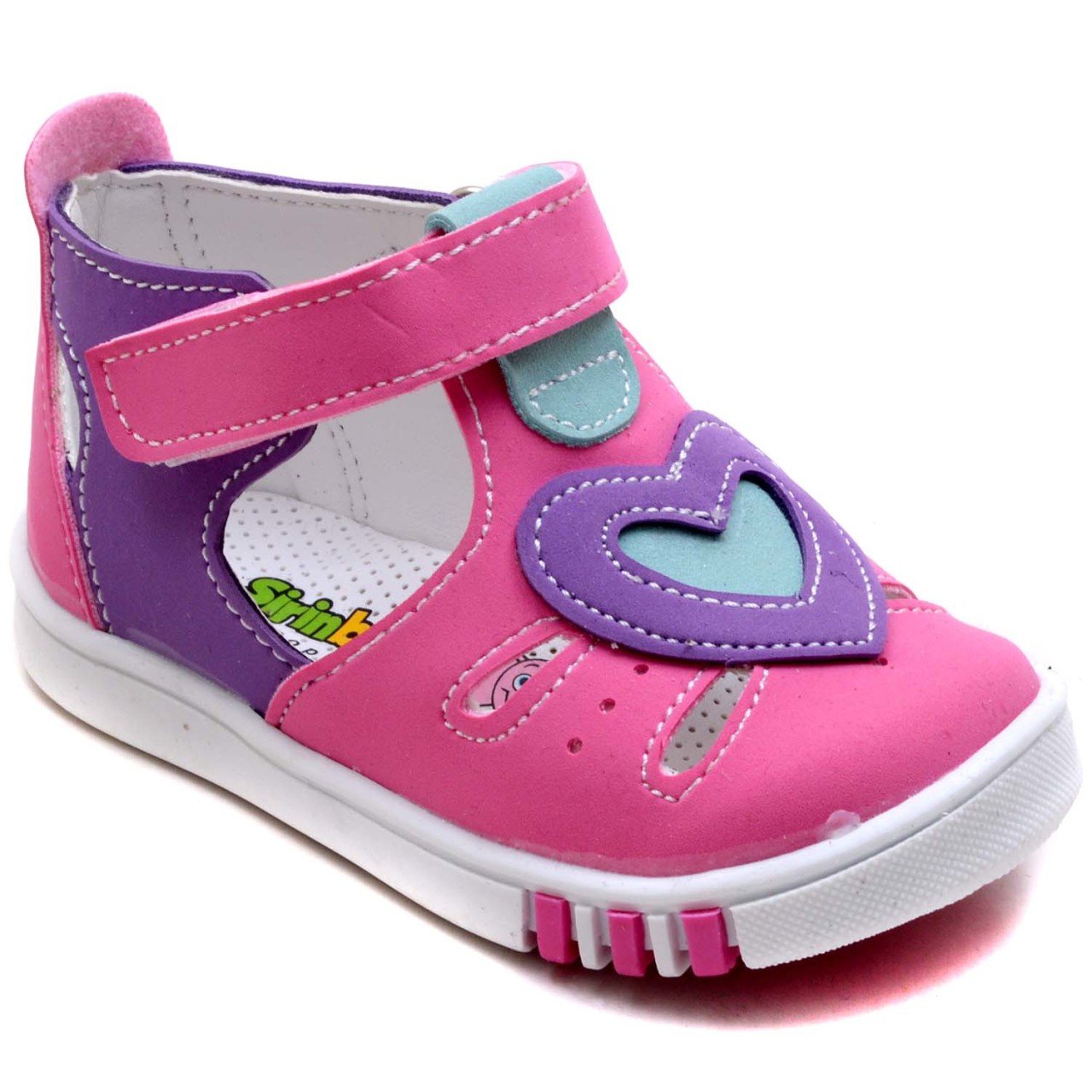 SB-106 Yeni Doğan Kız Çocuk Sandalet - Pembe/Mor