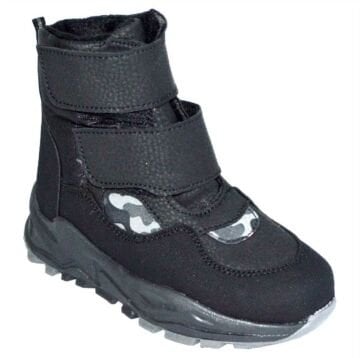 patik içi kürklü outdoor bot - siyah