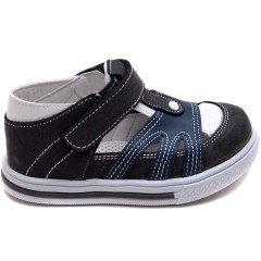 SB-360 Erkek Çocuk Bebe Sandalet - Füme