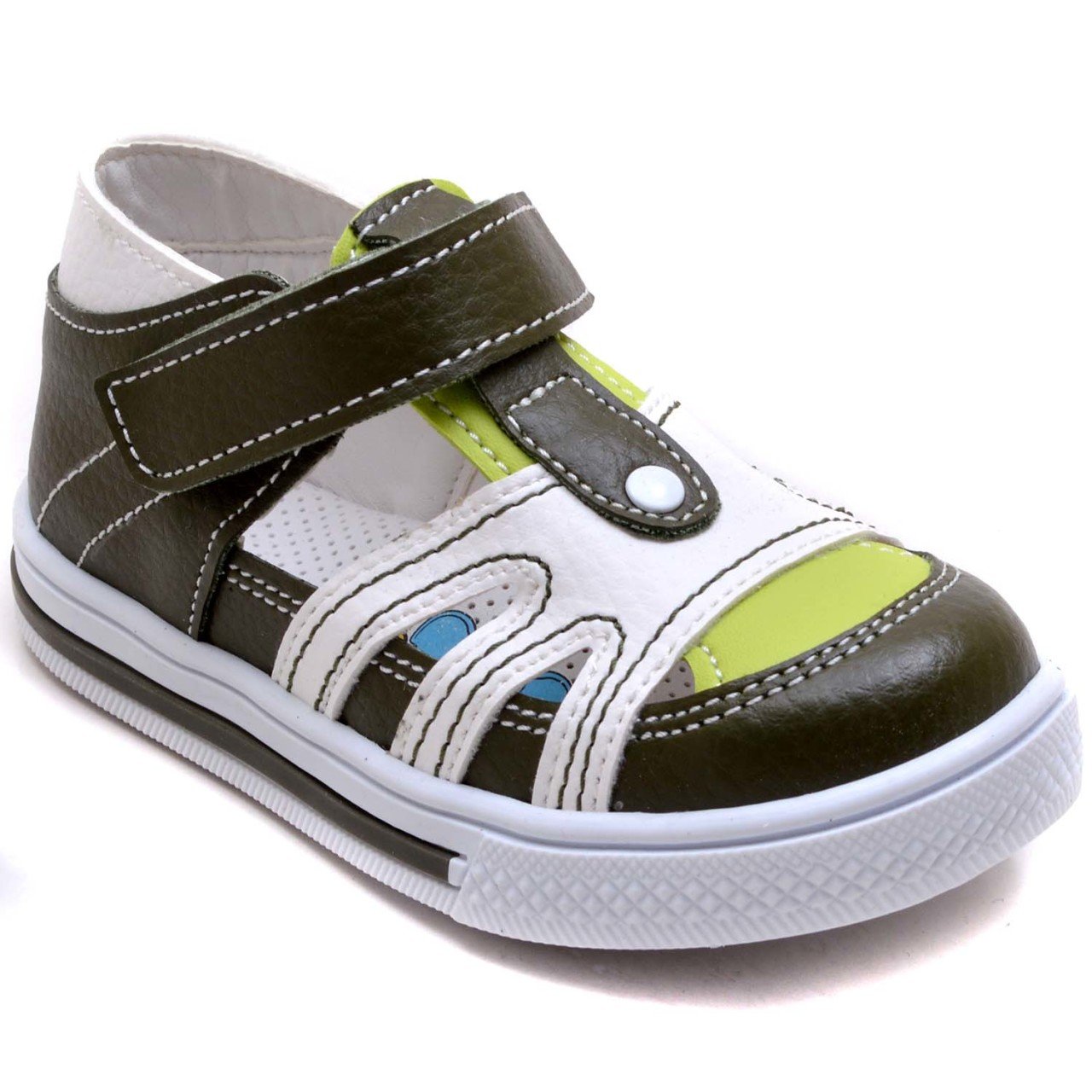 SB-360 Erkek Çocuk Bebe Sandalet - Yeşil