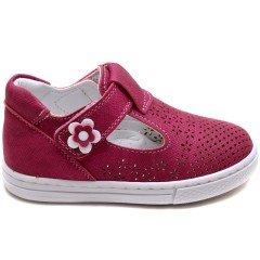 EYS-15 Cırtlı Bebe Sandalet - Fuşya