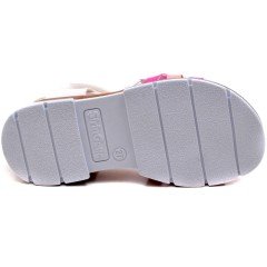 SG-521 Kız Çocuk Patik Sandalet - Beyaz/P
