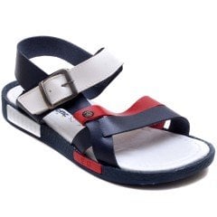 SG-412 Erkek Çocuk Filet Sandalet - Lacivert/K