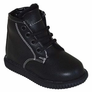 Desenli Bebe Botu - Siyah