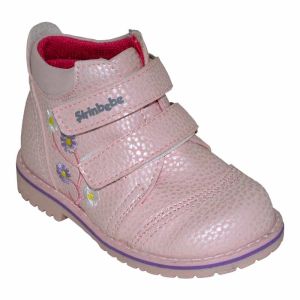 Desenli Bebe Botu - Açık Pembe